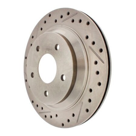 Centric StopTech Select Sport Drilled and Slotted Brake Rotor; Rear Right, StopTech 227.62033R
